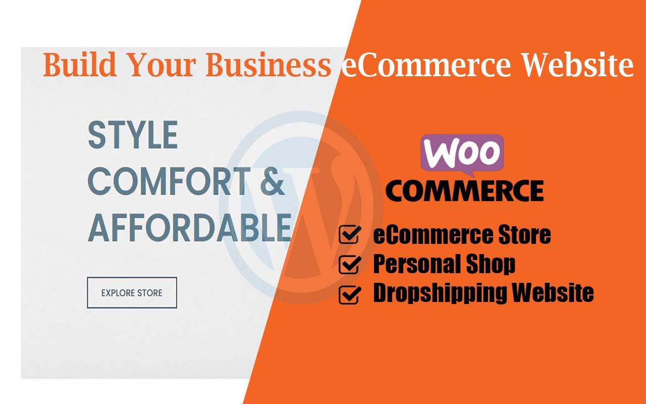 I will build ecommerce online store using woocommerce...