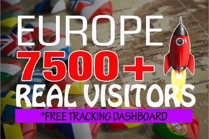 7500+ monthly Europe real organic visitors with AdSen...