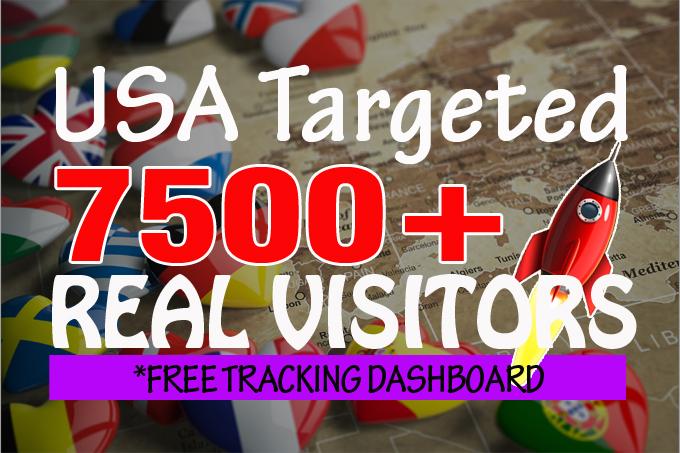 7500+ monthly American real organic visitors with AdS...