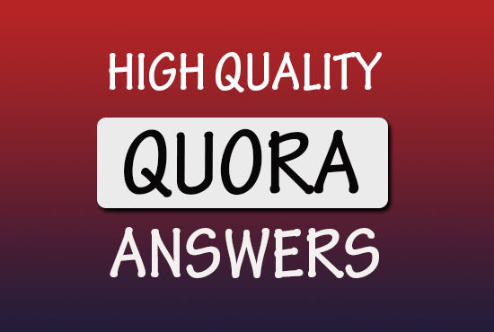 30 HQ exceptional Quora answers with Gurranted Target...