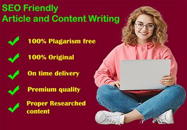 500 Words SEO Friendly Amazing Content Writing