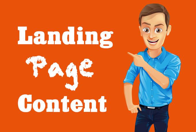 I will write your sales, ad, landing page and websi...