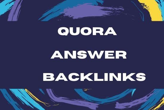 promote your website with 5 high quality quora answer...