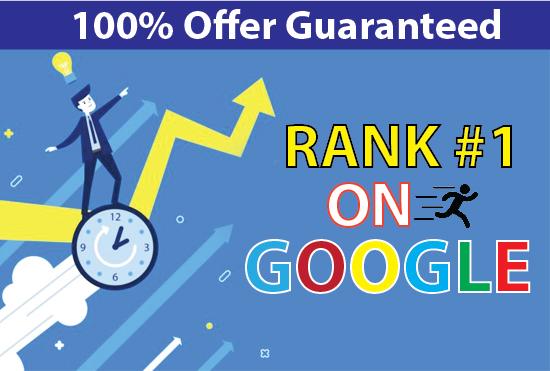 I will do full SEO to rank your website on google 1st...