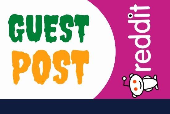 Promote your website by publishing 20 Guest post on r...
