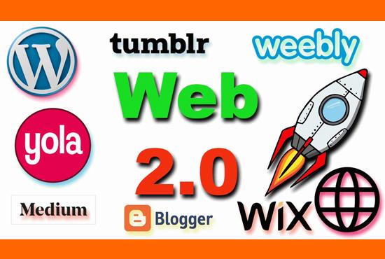 Build 25 High-Quality WEB-2.0 Blog back-links with an...