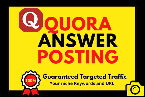 Powerful Guaranteed 3 Quora Answer Backlink With Your...