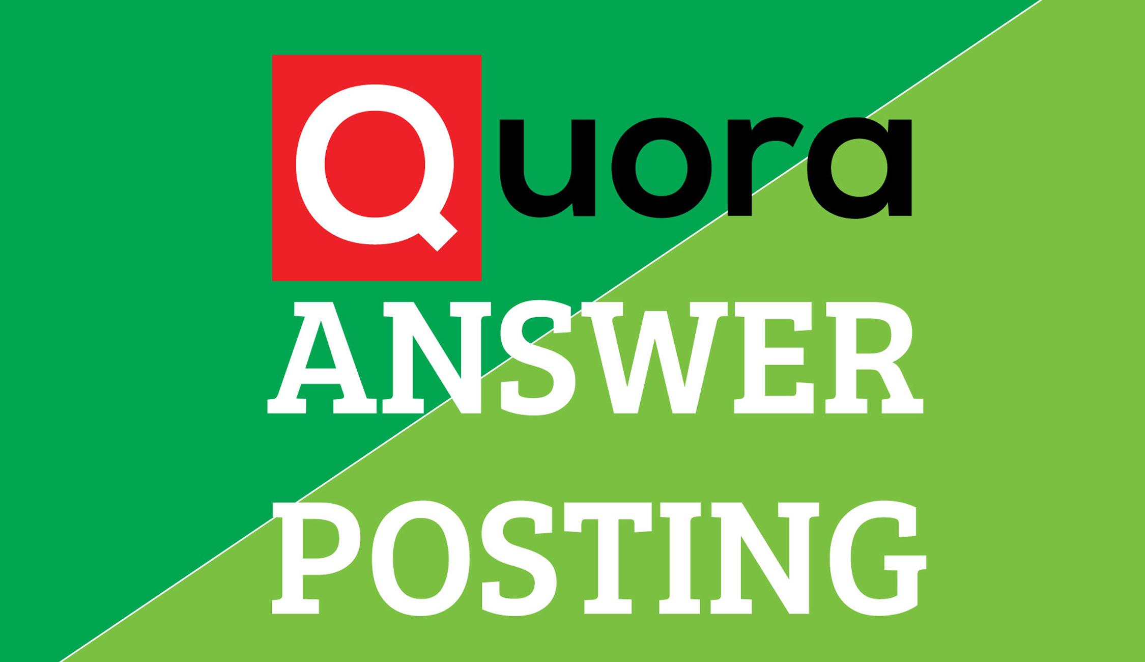 Promote your website by using 3 HQ Quora Answers for ...