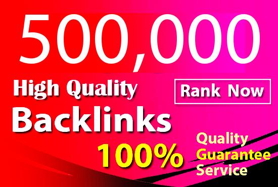seo package of 500k gsa backli nks with nija rank fas...