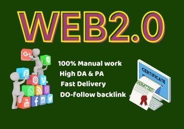 30 Web2.0 High authority Powerful backlinks high DA D...