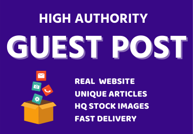 Write and Publish 10 High Guest Posts on DA 50+ Plus ...