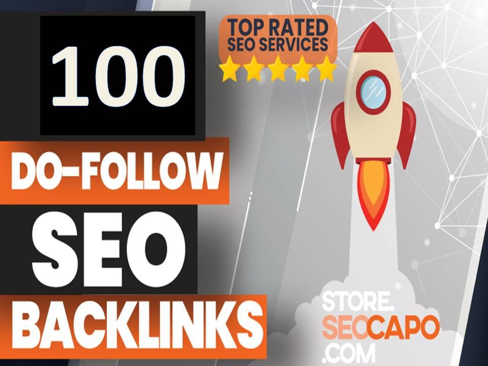 I will build high quality 100 dofollow SEO backlinks ...