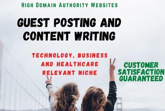Remarkable Content Writing and Guest Posting in High ...