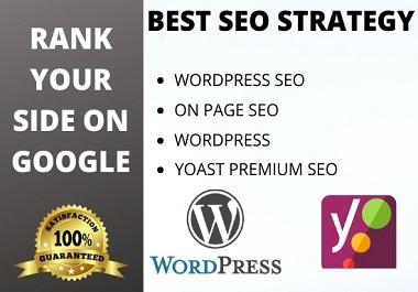 on page SEO with premium yoast for wordpess website