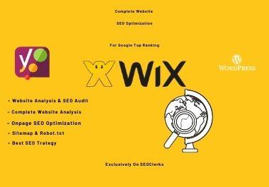 I will do wordpress onpage SEO optimization with yoas...