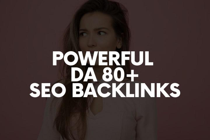 I will do 40 powerful high da80 SEO link building bac...