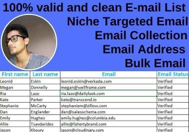 I will find targeted email and linkedIn business emai...