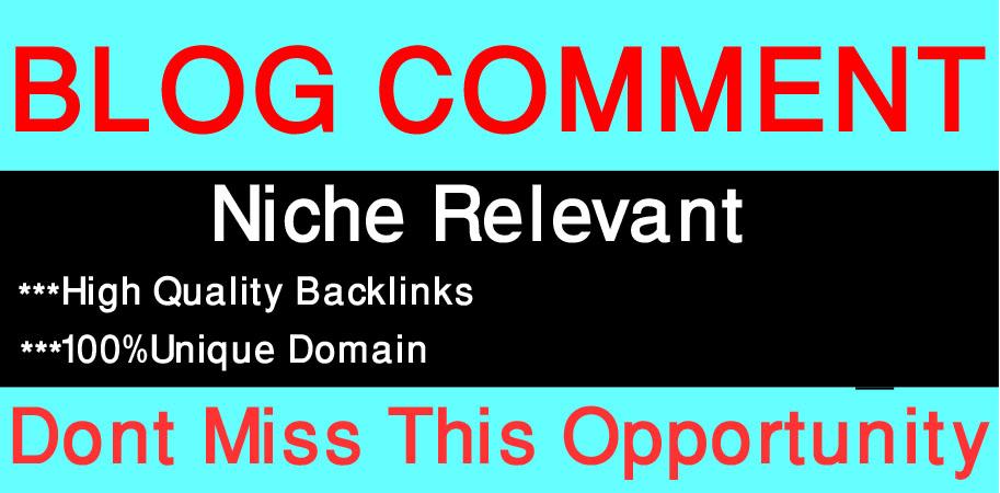 I Will Create 50 Niche Relevant Blog Comments Backlin...