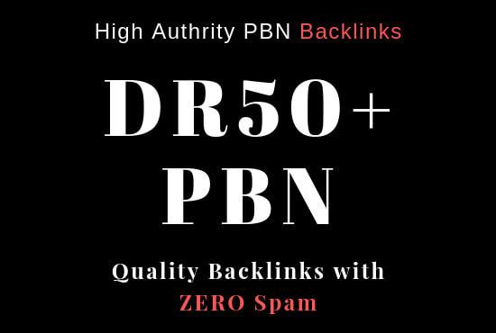 I will Create 6 DR 50+ UNIQUE HOMEPAGE PBN backIinks.