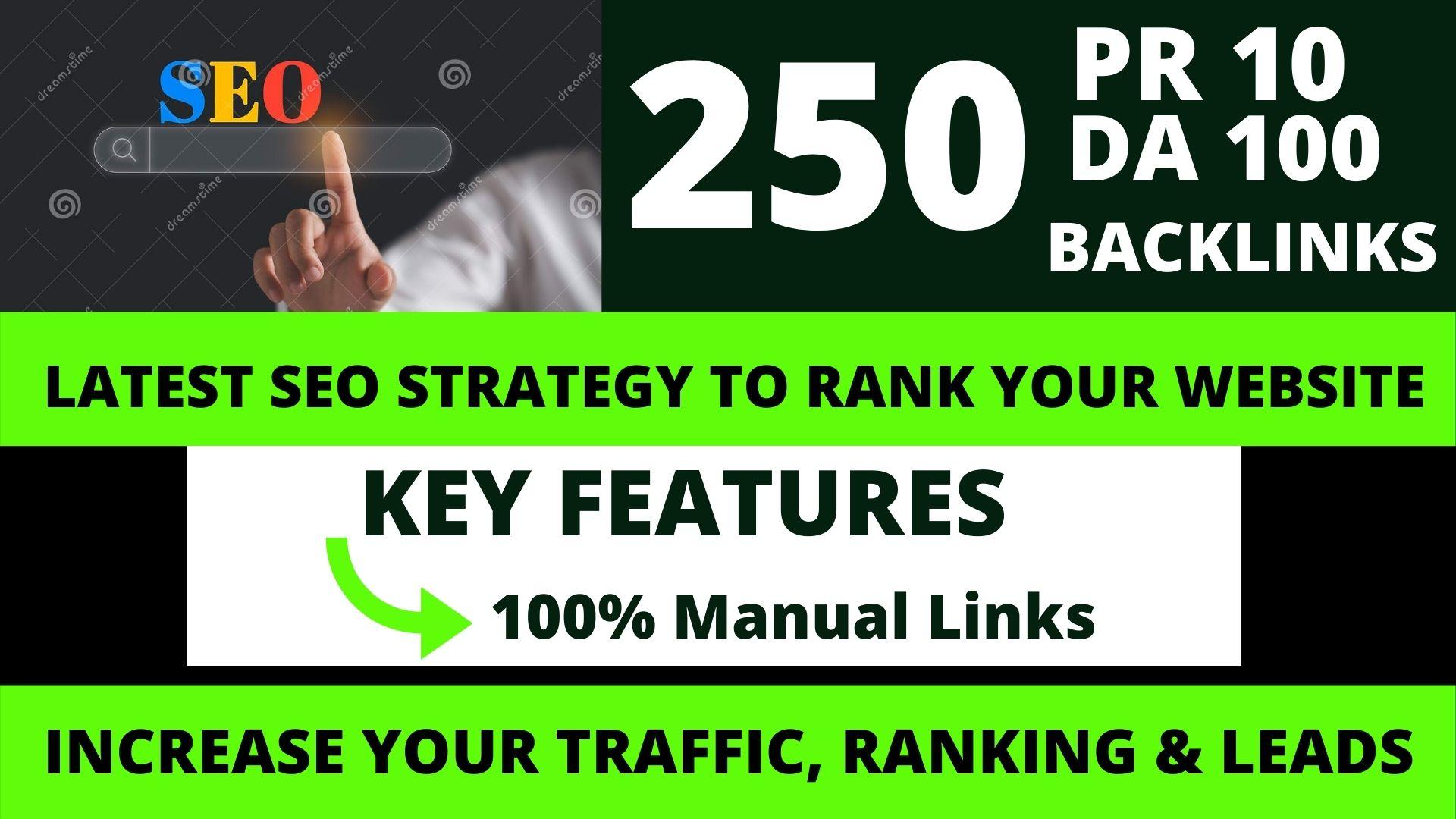 Permanent 250 powerful SEO, Backlink, PBN High-Quali...