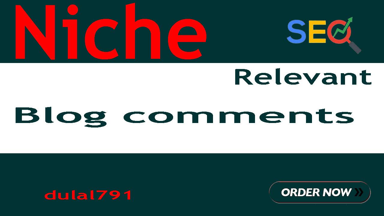 I Will Create 40 Niche Relevant Blog Comments Backlin...