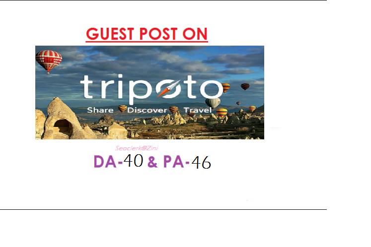Able to publish travel content on Tripoto. com DA 40