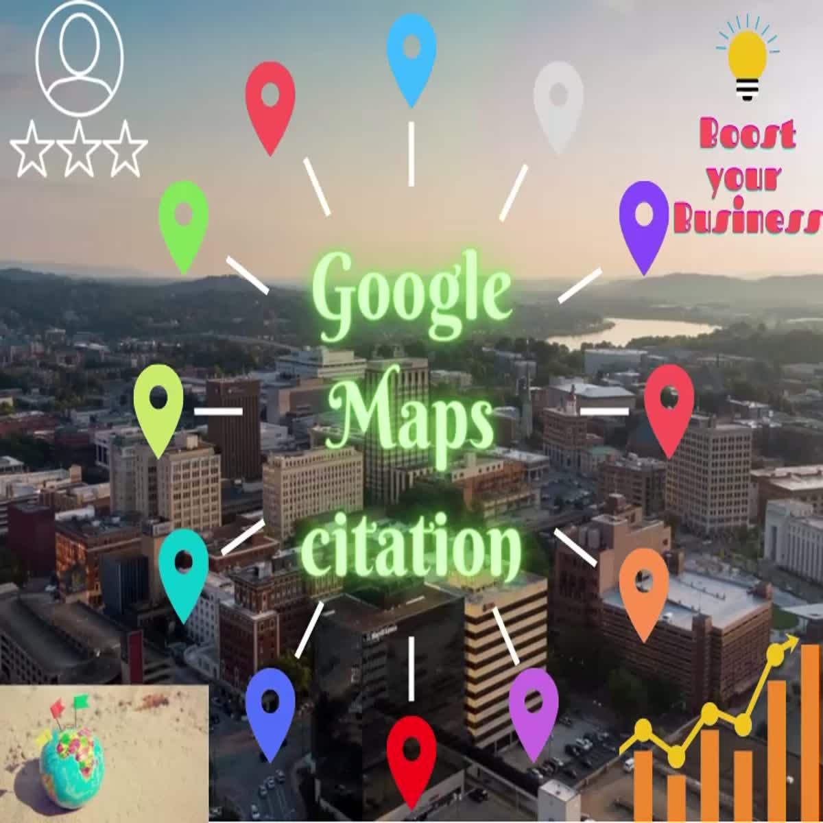 I will Do 200 Google map Citation for your local SEO