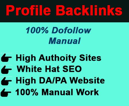 I will create best manually high authority 200 profil...