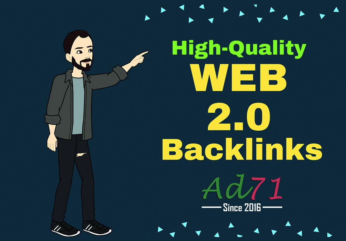 I will provide 30 Web 2.0 Contextual backlinks to pus...