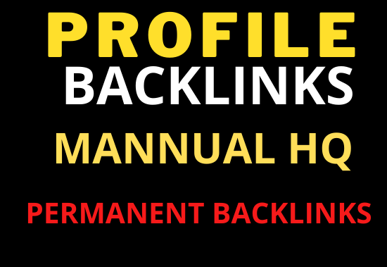 30 Profile Backlinks Permanent relevant and High Qual...