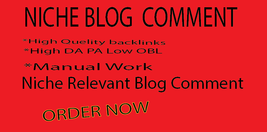 Create 45+ niche relevant blog comments backlinks on ...