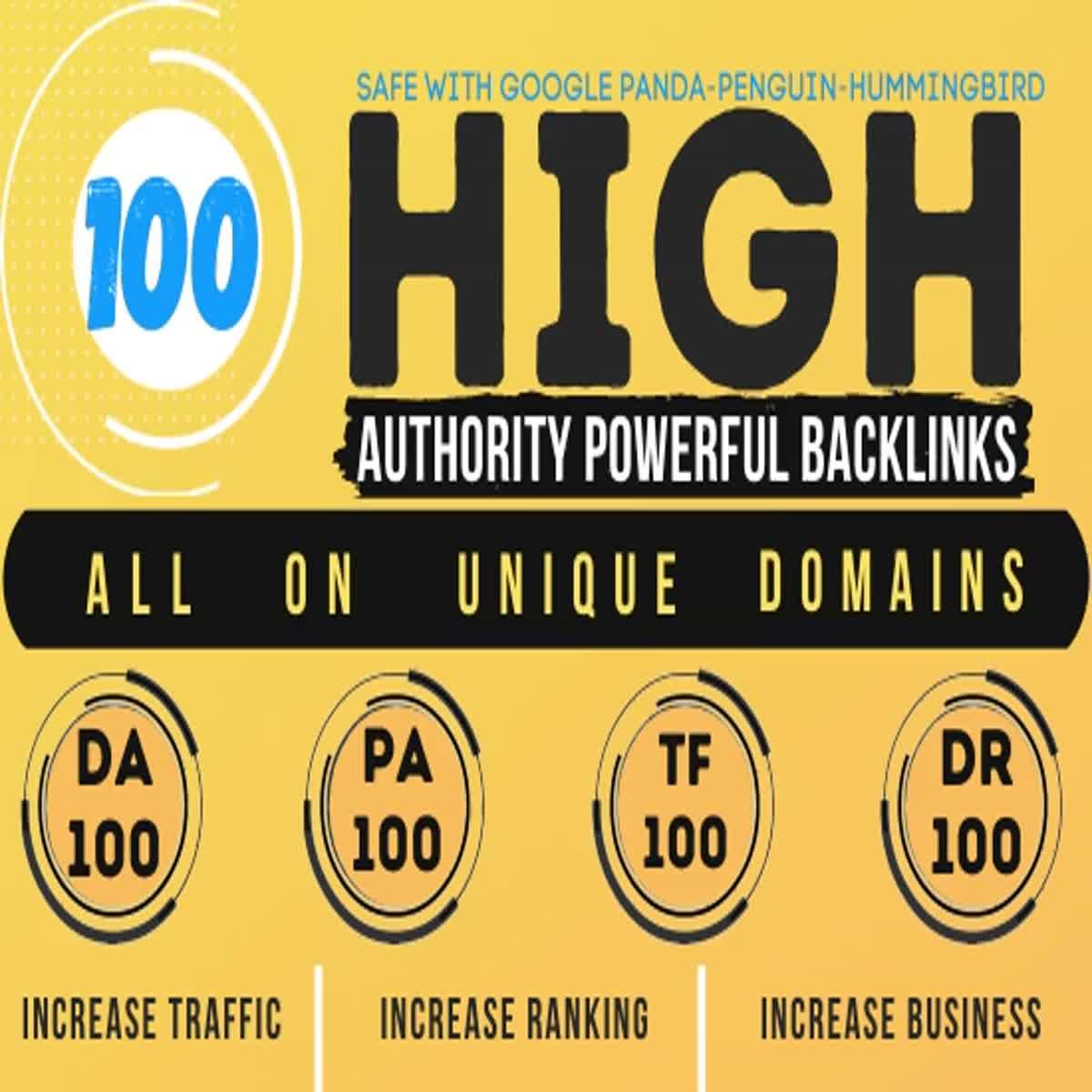 Providing 100 High Authority Manual Profile Backlinks