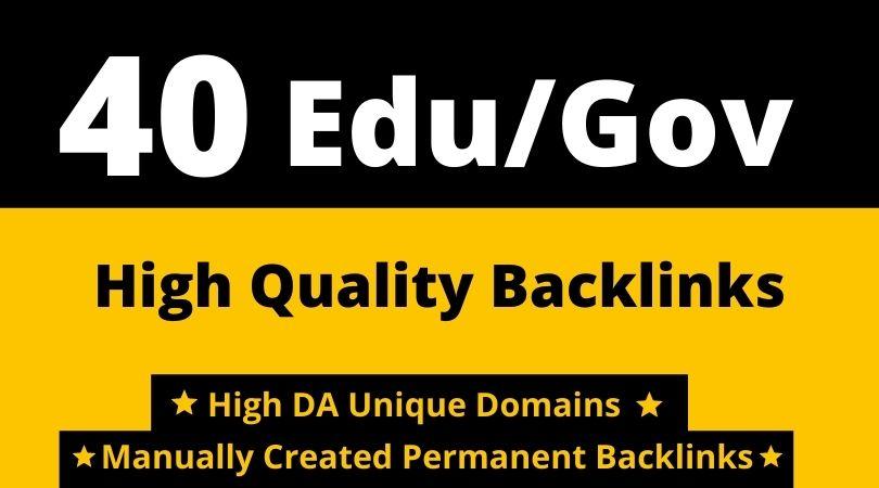 40 dofollow Edu/Gov Forum, SEO Profile Backlinks, B...