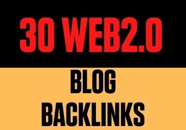 Boost your rank by using my 30 Web2.0 dofollow Blog B...