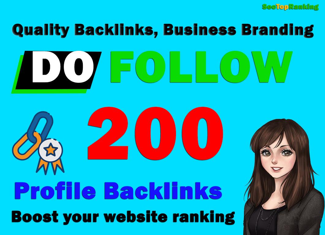 Manually 200 Backlinks Create DA 90 High Authority Pe...