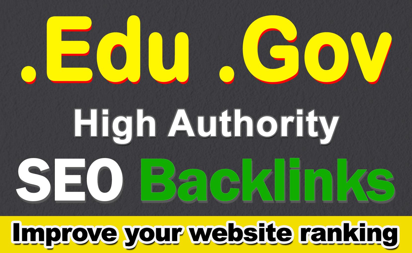 Do 40 Unique EDU/GOV/Forum Backlinks for increase you...