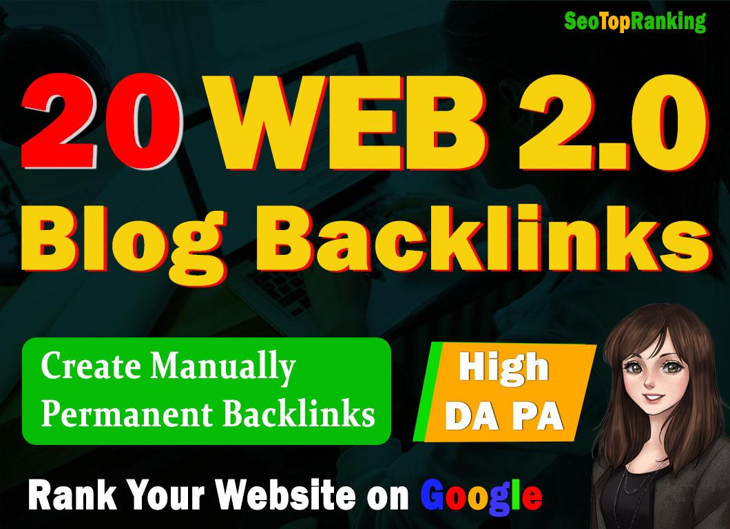 Boost your Rank With High Quality Web2.0 Backlinks an...