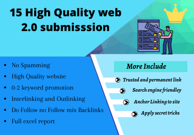 15 High Quality Web 2.0 Backlinks for google ranking ...