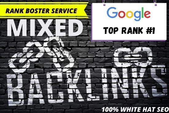 Build high quality 50 permanent mixed backlinks with ...