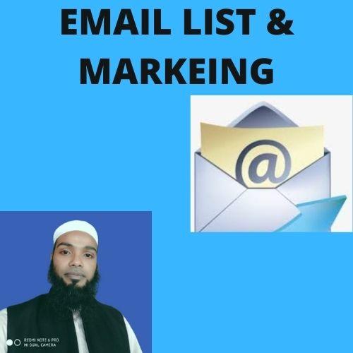 I will give you niche targeted valid and active email...