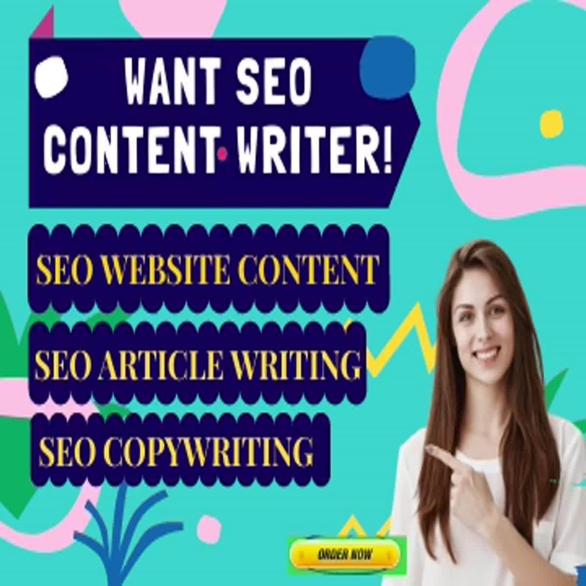 I will be your SEO website content writer or blog con...