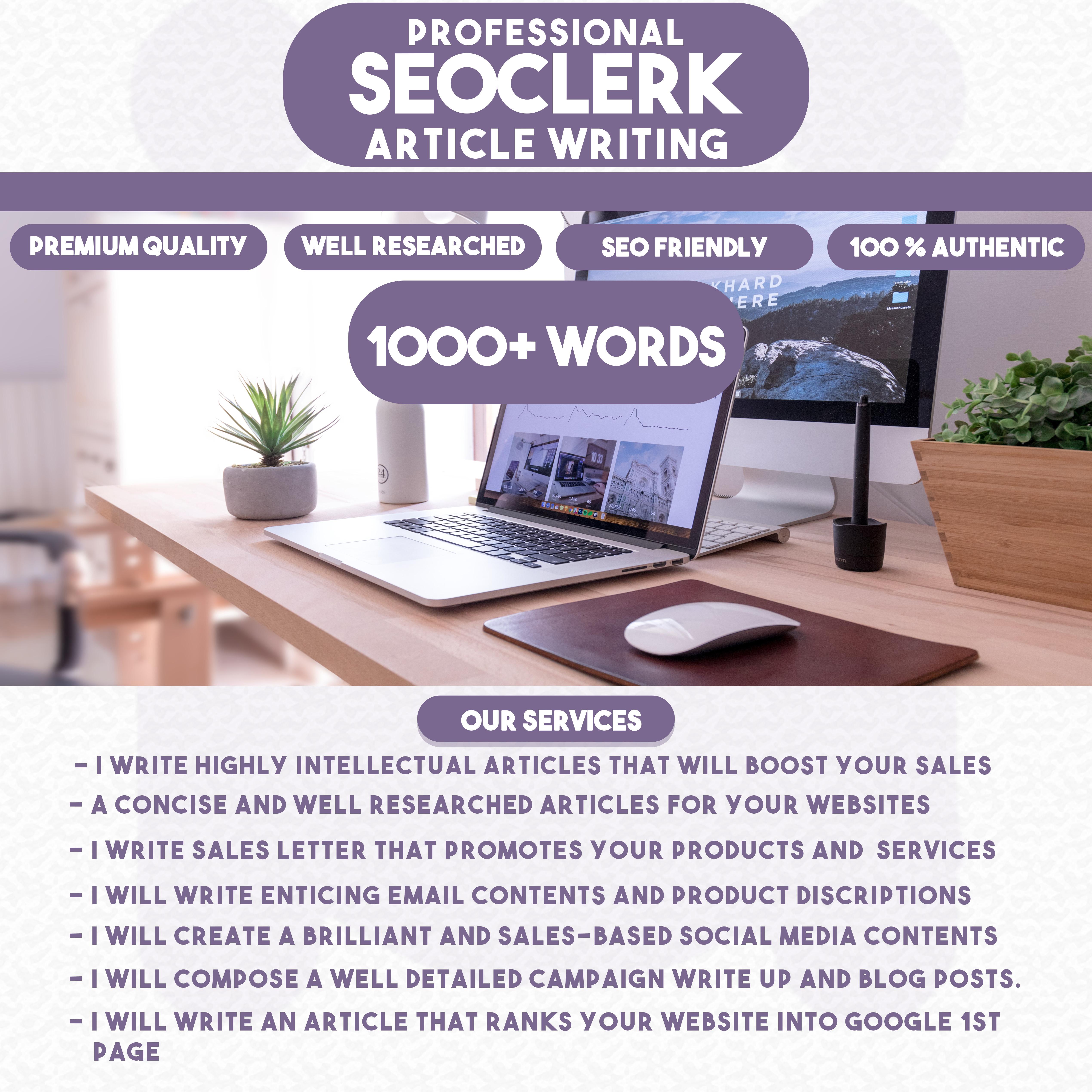 Write a high ranking SEO and detailed promotional art...