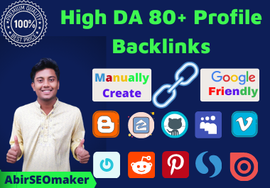 I will do 250 Manually Create Profile Backlinks with ...