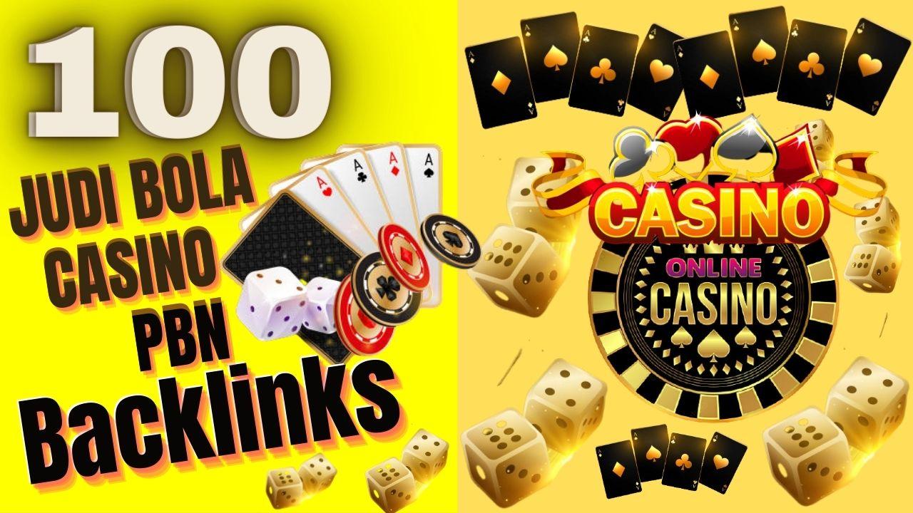 100 JUDI BOLA, CASINO, POKER, GAMBLING, PBNs Post...