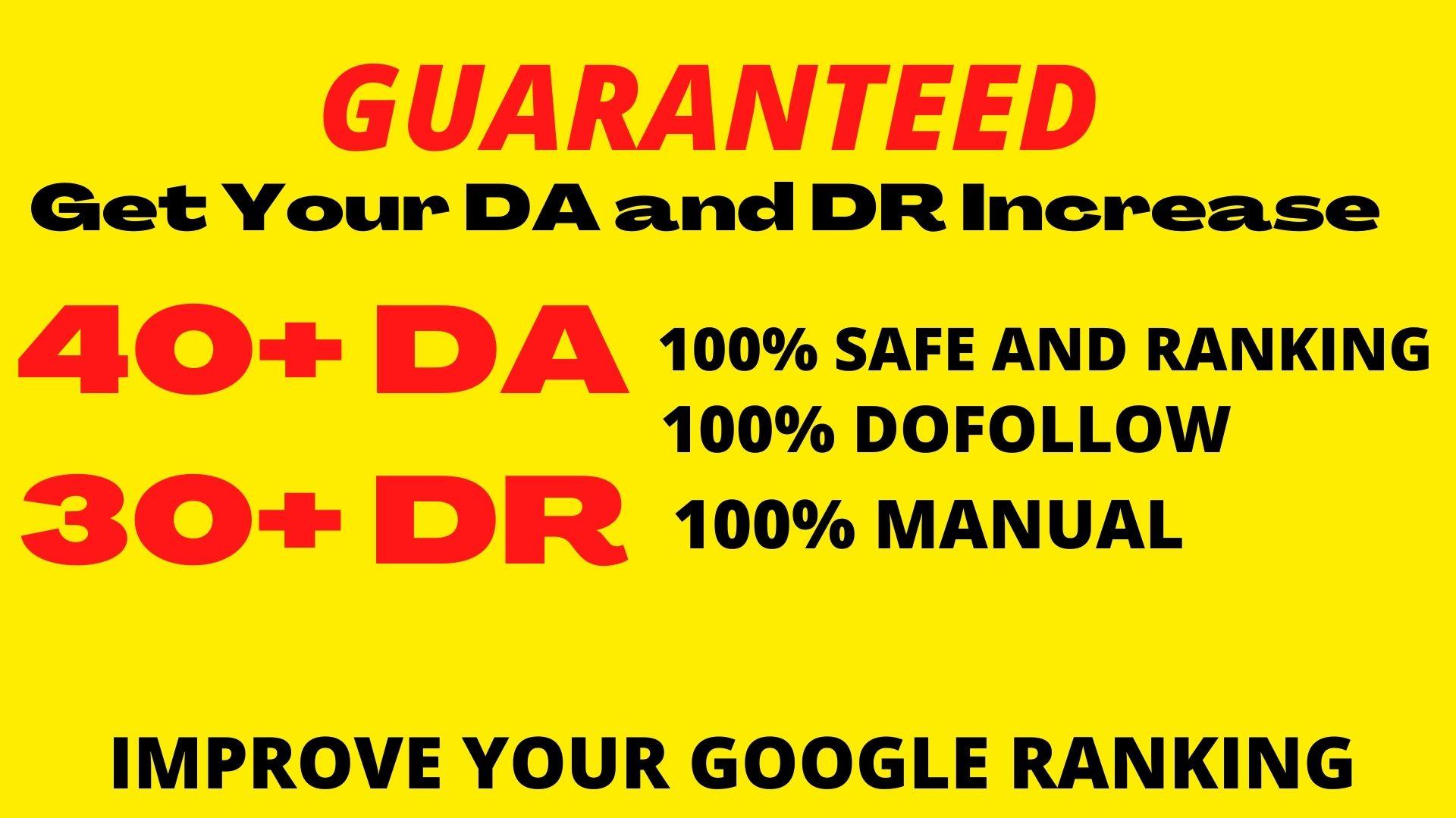 Manually Create 250+DOFOLLOW High PR 1-PR 7+ or DA-40...