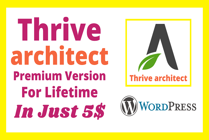 I will install thrive architect and thrive theme buil...