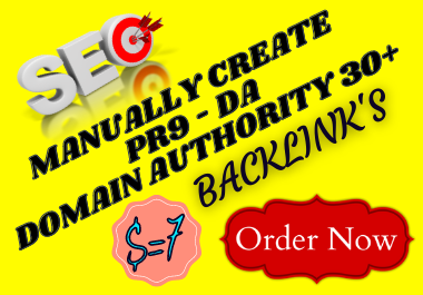 I Will Do Manually Create PR9 - DA Domain Authority 3...