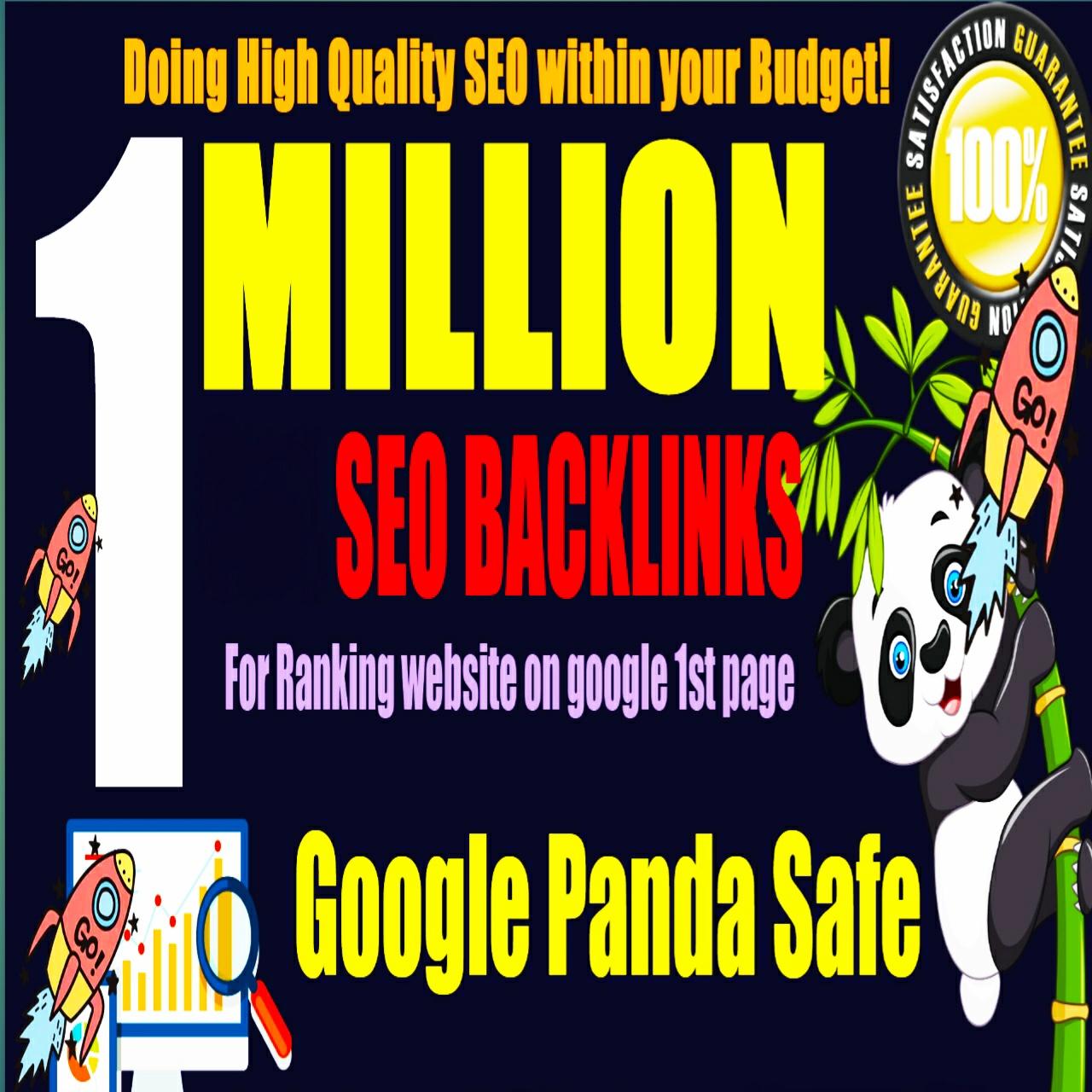 I will do HQ 1 million backlinks for your urls and ke...