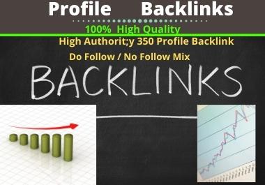 I will create 200 High Authority Profile Backlinks