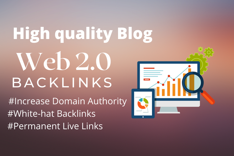 I will do web 2.0 unique manually backlinks for rank ...